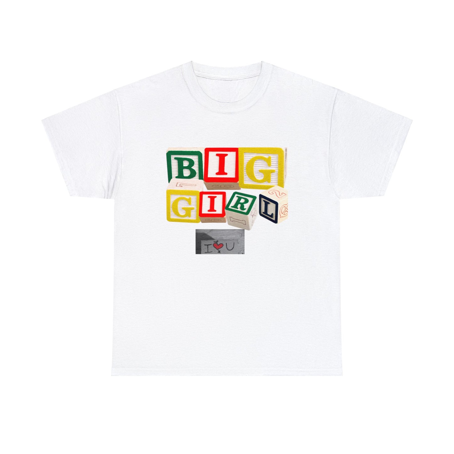 Big girl block letter love tee