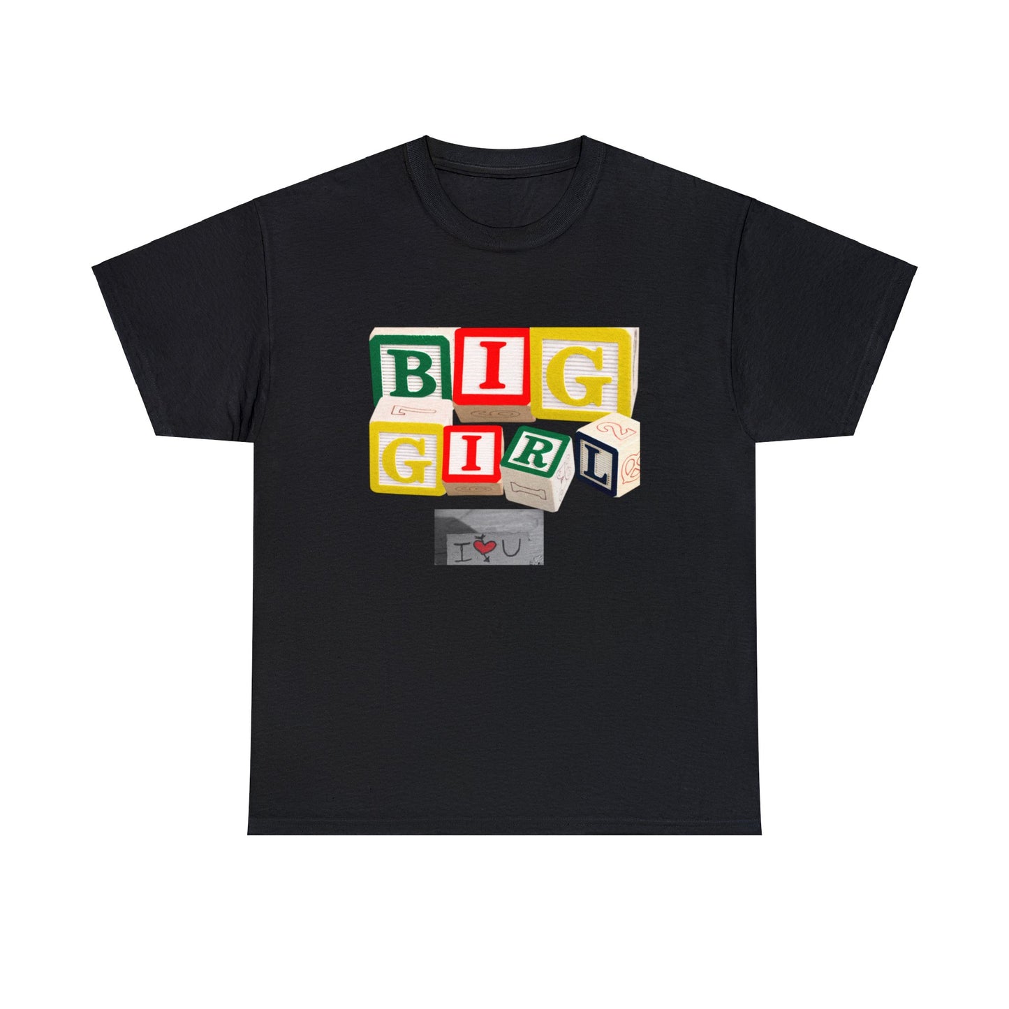Big girl block letter love tee