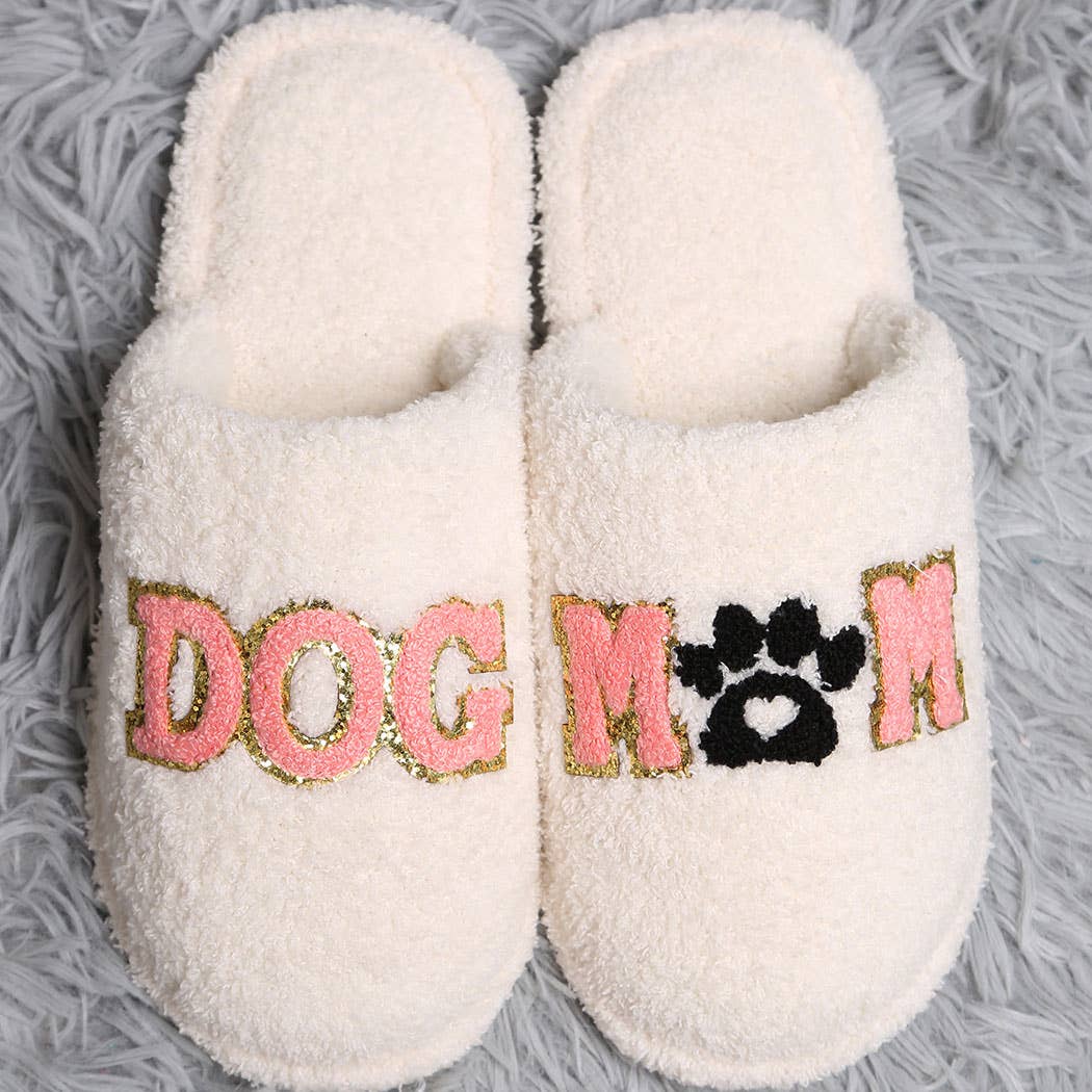 Sequined DOGMOM Home Slippers