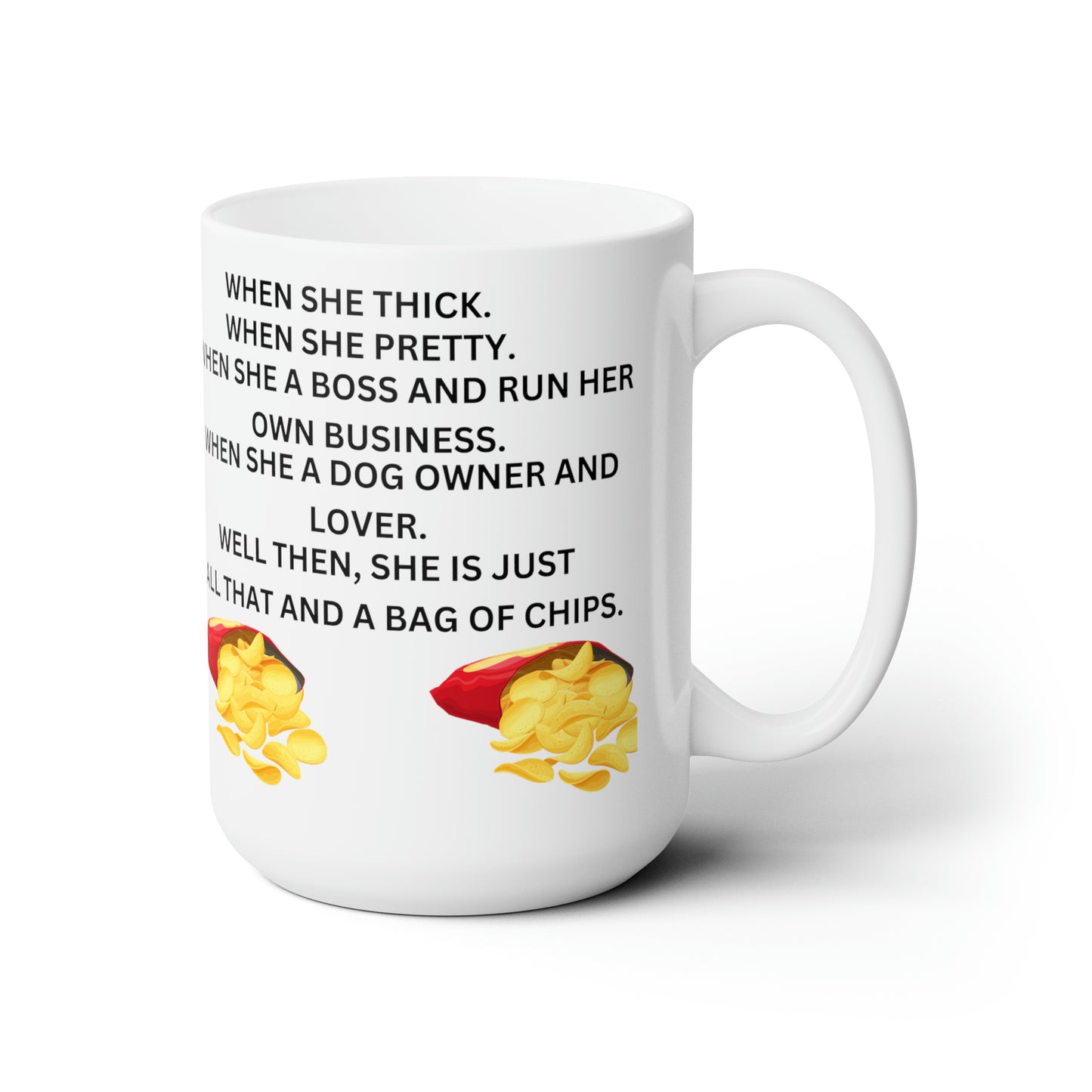 Coffee Cup, Mugs, Boss, Dog Lover, Dog Owner, Curvy