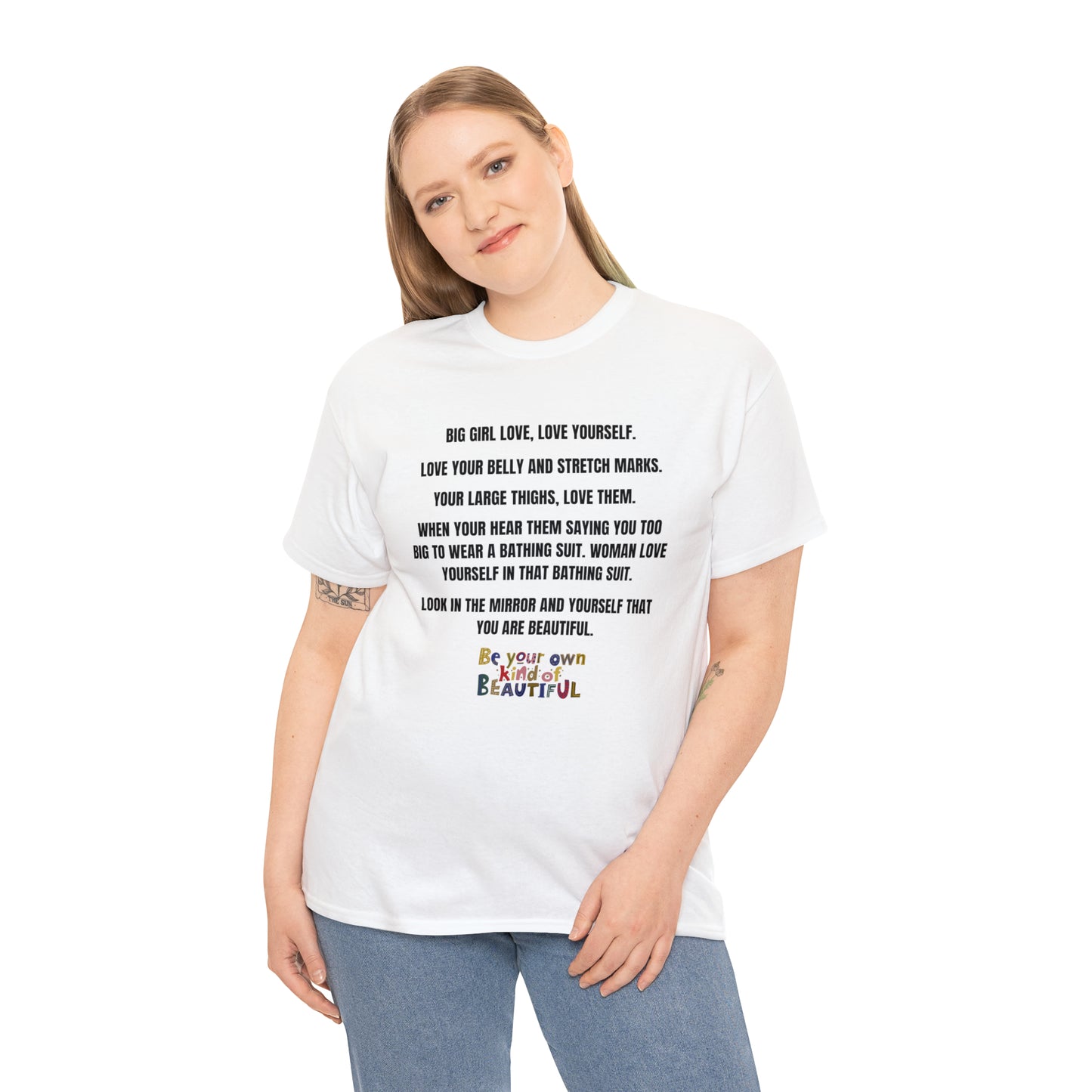 Plus Size Tops Plus Size Tees Women's Tees, Big Girl Literary Merchandise BBW SSBBW