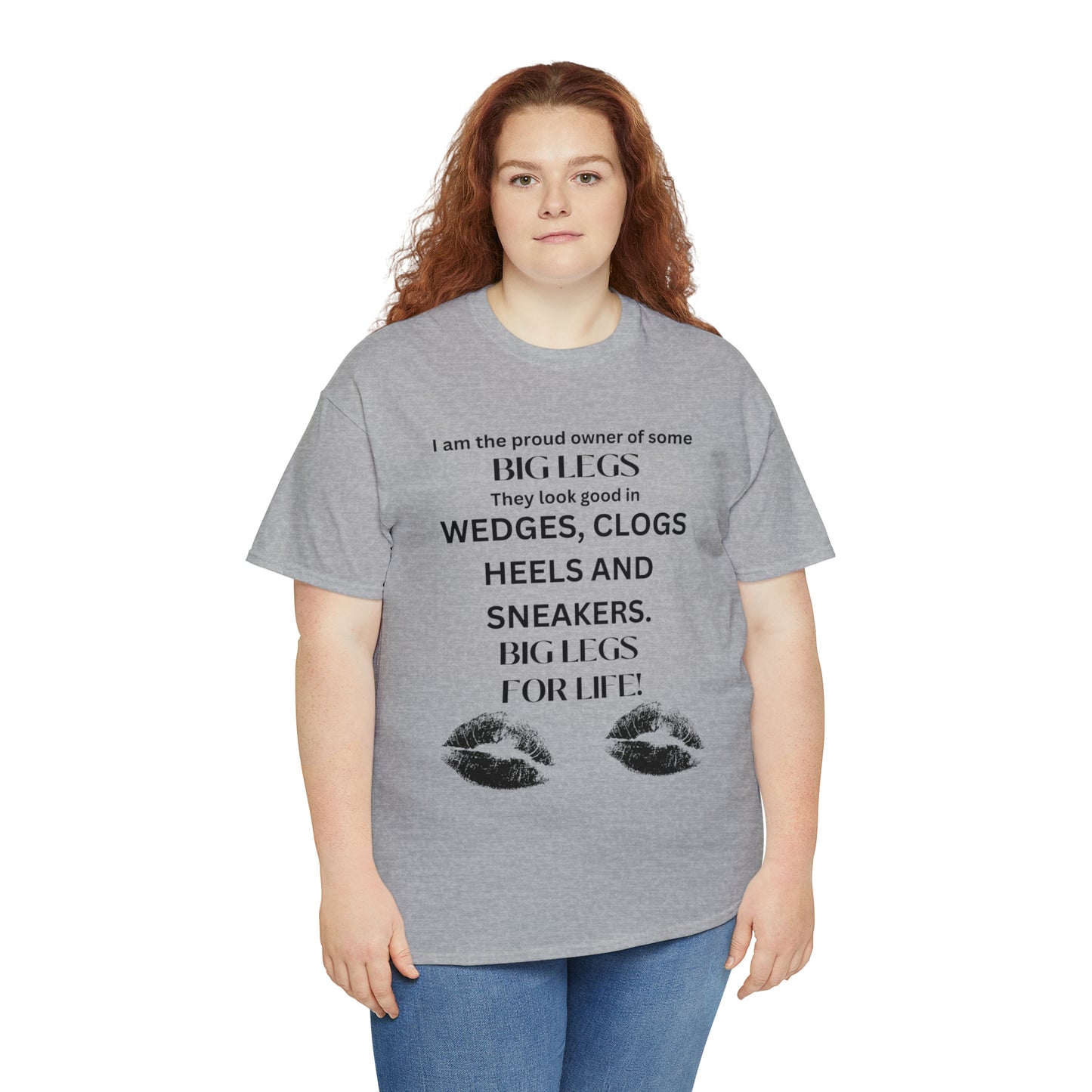 Big Girl, Plus Size, Pride, Women's Tee, Women's Top, Literary, Legs, Calves