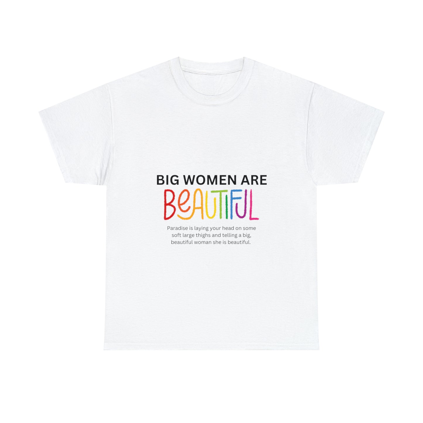 Plus Size Top, Big and Beautiful, Women's T- Shirt, Plus Size Tee