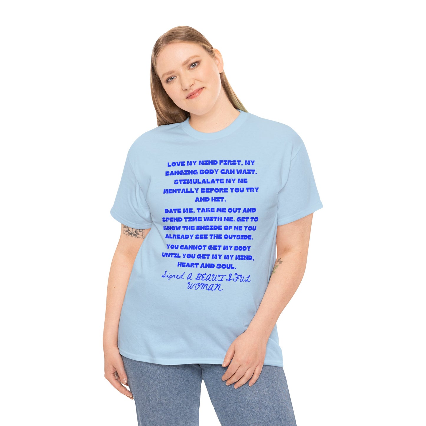 The love my mind first tee