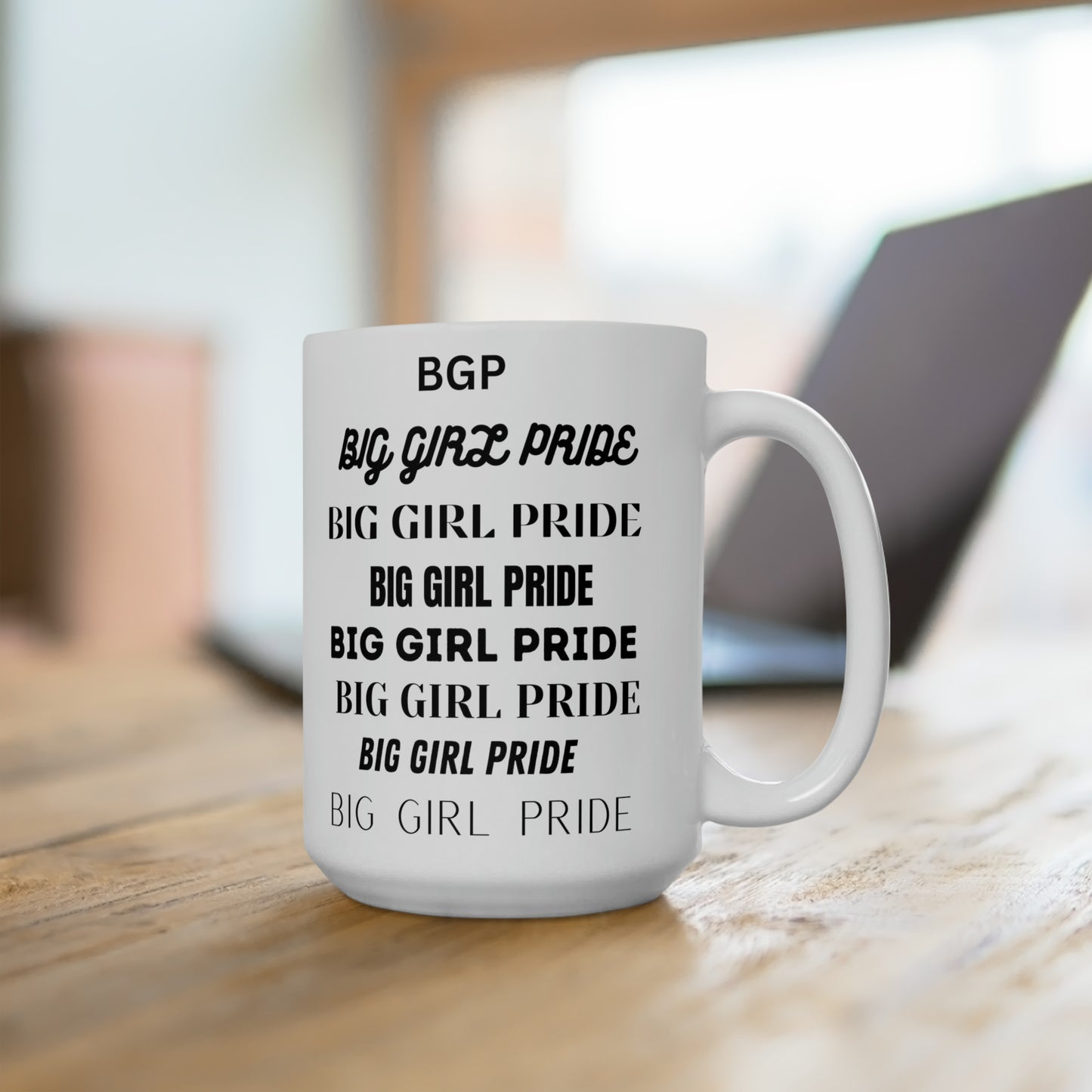 Mugs, Coffee Cup, Pride, Plus Size Living,