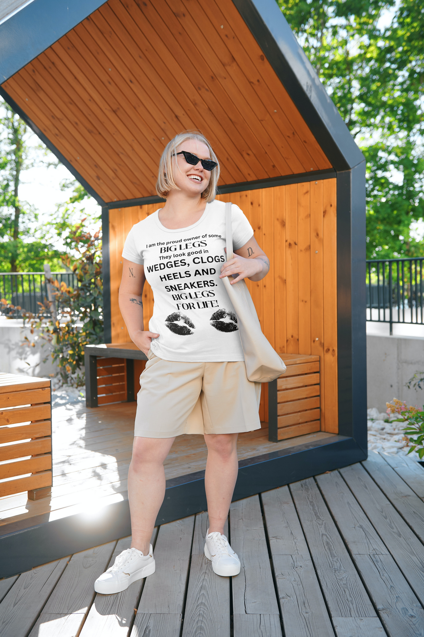 Big Girl, Plus Size, Pride, Women's Tee, Women's Top, Literary, Legs, Calves