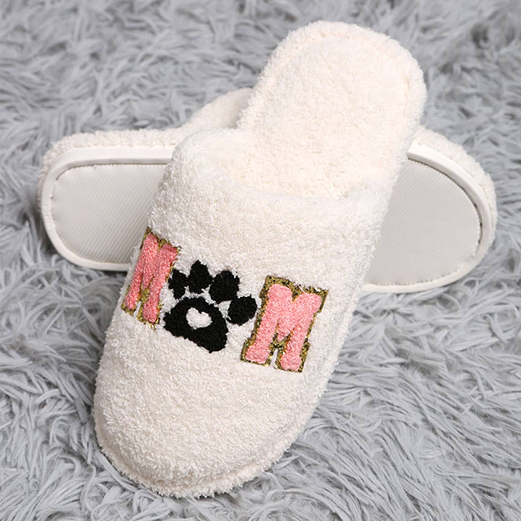 Sequined DOGMOM Home Slippers