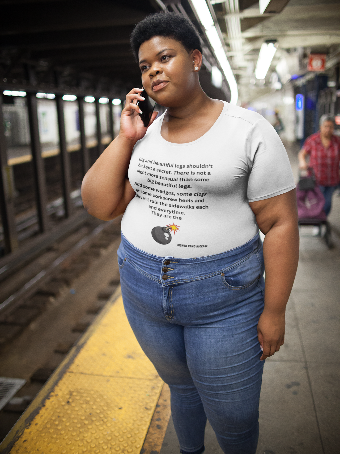 Plus Size Top, Plus Size Tee, Women's Tee, Curvy, Legs