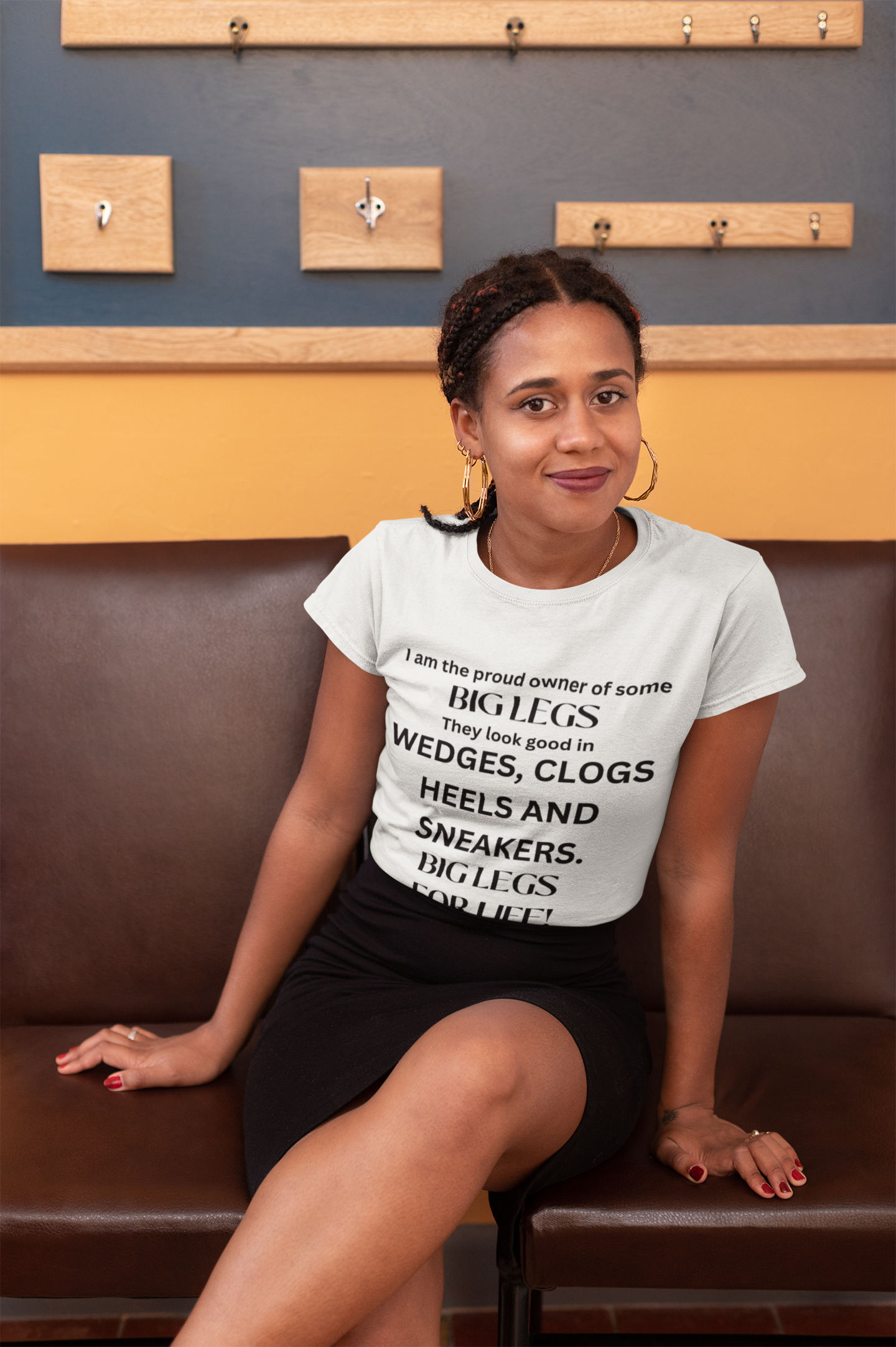 Big Girl, Plus Size, Pride, Women's Tee, Women's Top, Literary, Legs, Calves