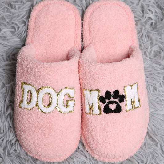 Sequined DOGMOM Home Slippers